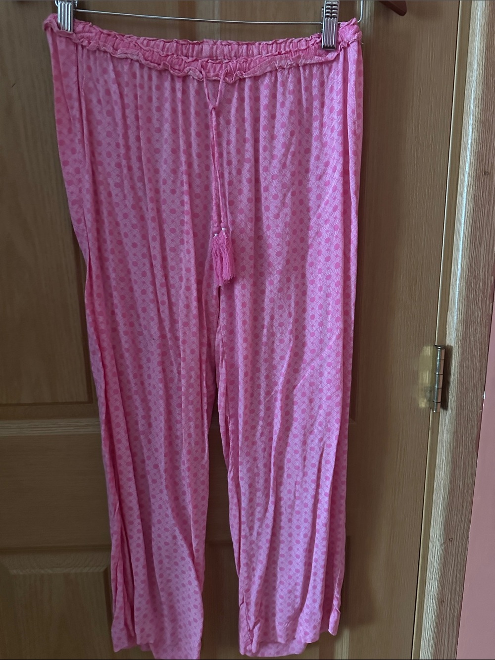 Women's Pink Drawstring Lounge Pants - Cozy Sleepwear